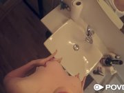 POVD - Leigh gets a red ass from cock slaps 2/16