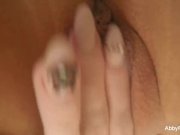 Sexy Abigail takes a bath 12/16