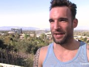 Vyxen Steel lets him cum on her huge tits  3/16