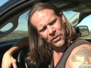 Bad babe gives a blowjob for a ride home 3/16