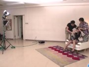 Rika Kurachi in rough bondage action along h 1/16