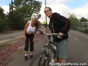 Jogging Ends With Foot Fetish Action 3/16