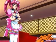 Hentai waitress gets fondled and fingered 5/16