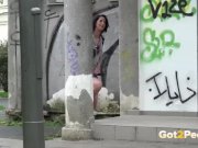 Outdoor pissing compilation with sexy girls 15/16