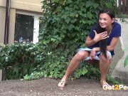 Outdoor pissing compilation with sexy girls 5/16