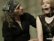 Spanking for pretty slave before she squirts 3/16