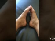 Capri Cavanni shows off her sexy feet  8/16
