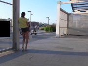 Jeny public Flash in a park.  14/16