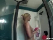Shower fun with Vanessa Cage & Tia Cyrus  12/16
