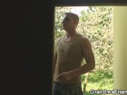 Sexy grandma sucks and rides at once 3/16