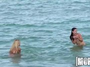 Mofos - Two perfect beach babes have some fun 8/16