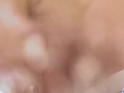 Kotomi plays with glass toy down her hairy p 10/16