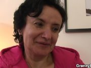 Skinny granny riding his cock 2/16