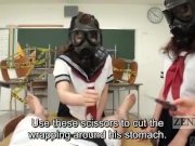 CFNM Gas Mask Japanese Schoolgirls Subtitles