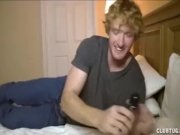 Angry milf jerks off a big-dicked dude 4/16