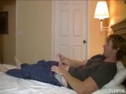 Angry milf jerks off a big-dicked dude 5/16