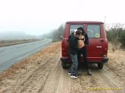 public fuck on traffic street 4/16