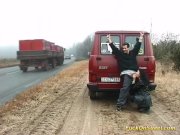 public fuck on traffic street 5/16