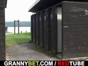 Granny gets fucked in the changing room 2/16