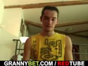 Plump bitch takes two cocks POV 14/16