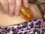 Mizuki Ishikawa tries dildo in her puffy cu 9/16