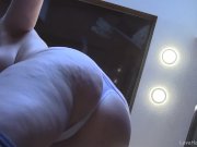 Blonde With Gigantic Tits Shows Off 7/16