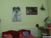 Busty 70 years old granny tastes his cock 1/16