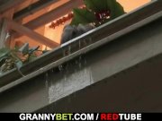 Lonely old widow takes big cock 4/16