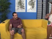 Interracial handjob 3/16