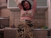 Fat BBW MILF Has Some Fun In The Kitchen 2/16