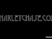 Busty Charley does a quick striptease outside 8/16