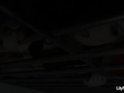 Bad girl Lily plays with her pussy in jail 2/16