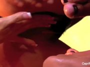 Brunettes Capri & Charley get each other wet 11/16