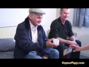 Papy fucks in threesome 3/16