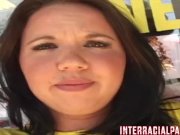 Lindsay gets her beaver beat by Blackzilla 5/16