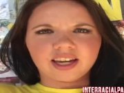 Lindsay gets her beaver beat by Blackzilla 6/16