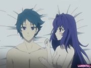 Hentai cutie tittyfucks and rides hard cock