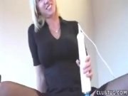 Naughty milf vibrating and jerking skills 13/16