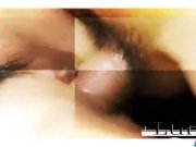 Oiled up, Luna, gets two guys to fuck her goo 1/16