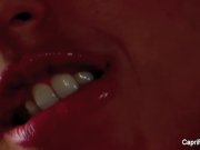 Busty brunette Capri Cavanni plays w/ herself 2/16