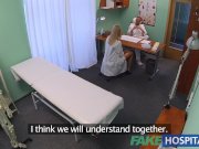 FakeHospital New nurse takes double cumshot 5/16