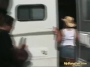 Milf picked up for gangbang