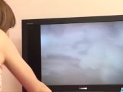 Amateur, Ria Sakurai, blows while having anot 10/16