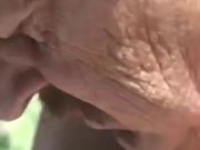 Blonde slut asslicking oldman and swallow cum 15/16
