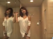 Aya Sakuraba amazes with her blowjob and tigh 1/16