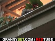 Lonely granny gets screwed by a stranger 3/16