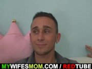 Old bitch seduces her daughter's man   4/16