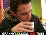 He picks up and fucks huge grandma 3/16