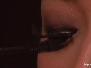 Elegant brunette gets her hairy pussy filled  1/16