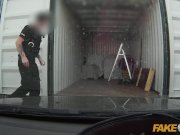 Fake Cop Brunette has some fun outside 9/16